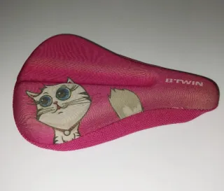 Protector sillín bici niña Btwin gato