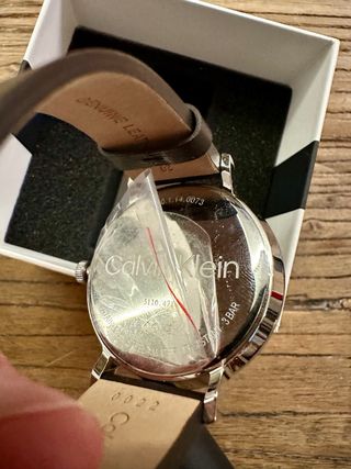 Reloj Calvin Klein Hombre Azul y Marrón