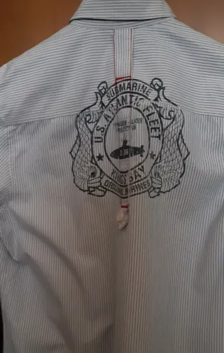 Camicia Original Marines a righe taglia 12