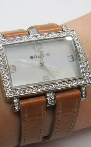 Orologio SOLO donna vintage con cristalli