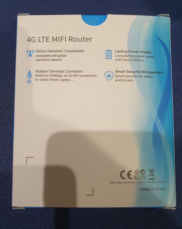 Router WiFi Portátil 4G LTE 300 Mbps