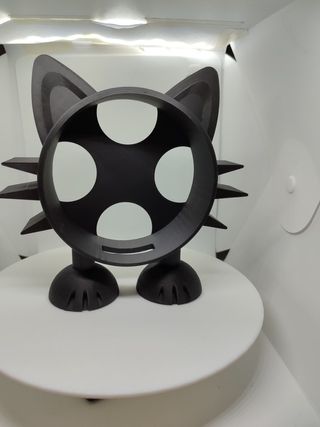 Supporto Gatto Nero per Alexa Echo Dot 3