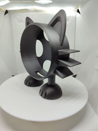 Supporto Gatto Nero per Alexa Echo Dot 3