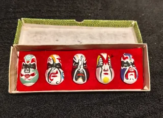 Máscaras Ópera China Vintage (Set 5)