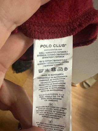 Sudadera Polo Ralph Lauren Granate