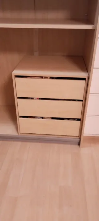 Armario modular madera y metal