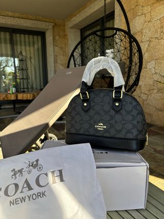 Bolsa Coach Cinza