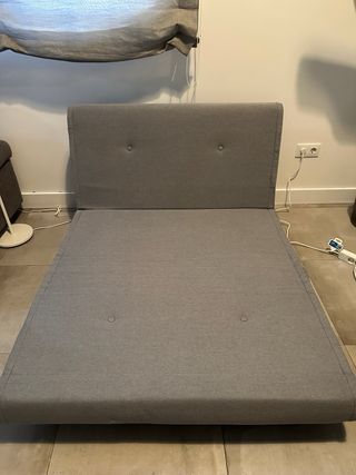 Sofá Cama Gris NUEVO. 120 x 180