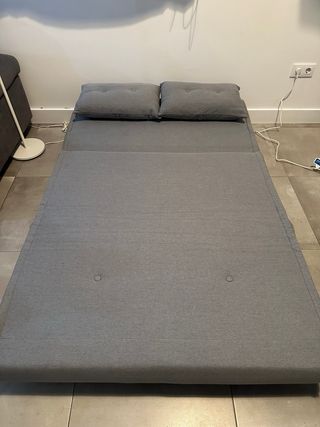 Sofá Cama Gris NUEVO. 120 x 180