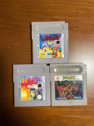 Lote 3 Juegos Game Boy: The Jetsons, F1 Race, etc.