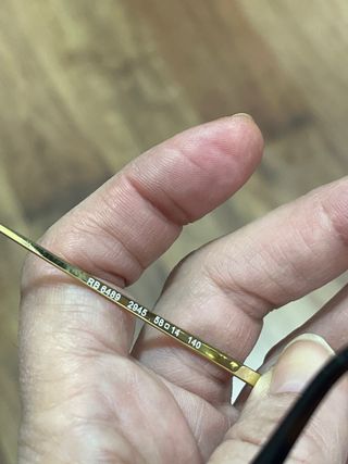 Gafas Ray-Ban Aviador Dorado y Marrón