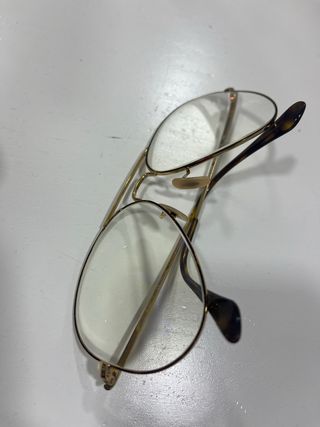 Gafas Ray-Ban Aviador Dorado y Marrón