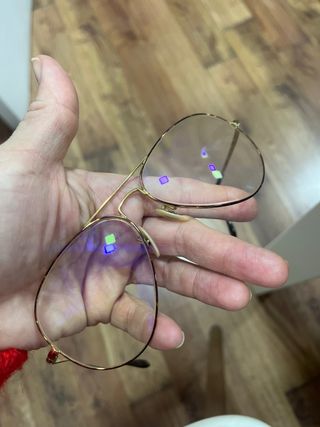 Gafas Ray-Ban Aviador Dorado y Marrón