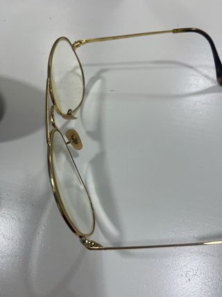 Gafas Ray-Ban Aviador Dorado y Marrón