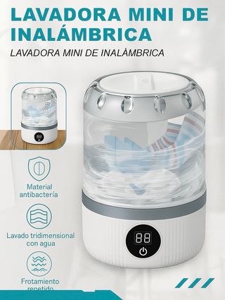 Lavadora mini portátil inalámbrica. NUEVA