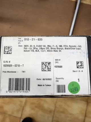 Horquilla Fox 32 29 Boost 2022