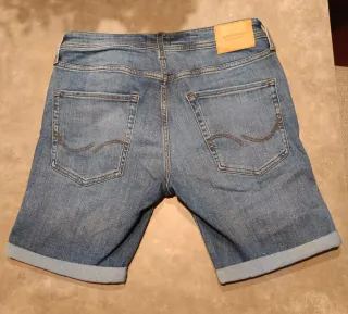 Bermuda H&M Slim Fit Denim Talla L