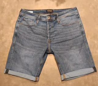 Bermuda H&M Slim Fit Denim Talla L