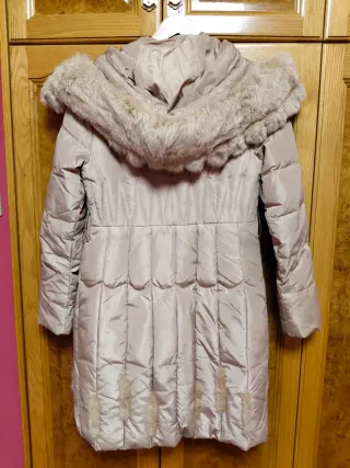 Abrigo de invierno mujer beige