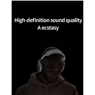 Auriculares Diadema Bluetooth, Plata Con Funda