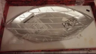 Set posate pesce con sperlunga oro/argento