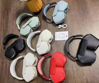 Auriculares Diadema Bluetooth Max,  Blanco/Dorado