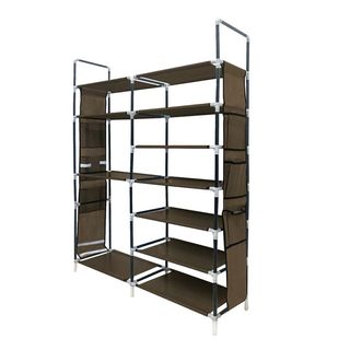 Zapatero Metálico 32 Pares 129x90x27 Marrón NUEVO