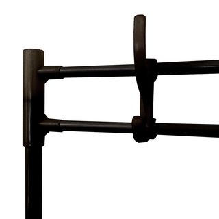 Recibidor Perchero Tela 5 Baldas Plus Negro NUEVO