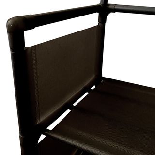 Recibidor Perchero Tela 5 Baldas Plus Negro NUEVO