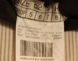 Traje Burberry London: Blazer y Pantalón Azul Tall