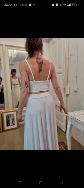 Vestido de Novia 2 piezas