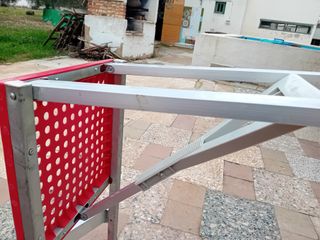 Mesa plegable camping con 4 asientos