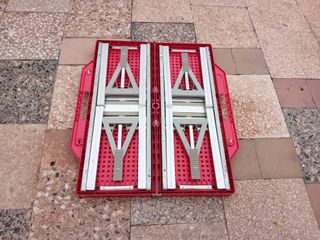 Mesa plegable camping con 4 asientos