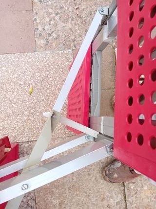 Mesa plegable camping con 4 asientos