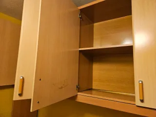 Armadio a ponte in legno a 2 moduli