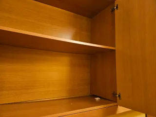 Armadio a ponte in legno a 2 moduli