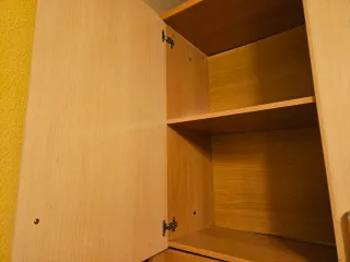 Armadio a ponte in legno a 2 moduli