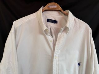 Camisa Polo Ralph Lauren Blanca Talla 3XL