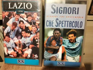 Lotto VHS Lazio Vintage