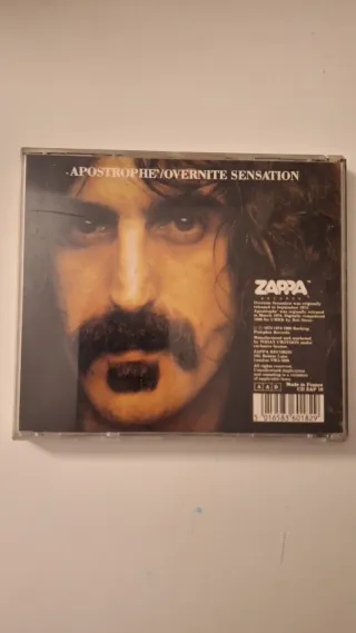 CD Frank Zappa Apostrophe/Overnite Sensation