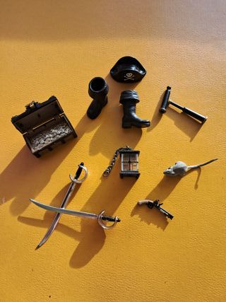 MADELMAN PIRATA 1a GENERACIÓN LOTE ACCESORIOS