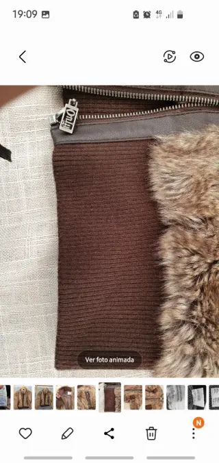 Chaqueta corta mujer vintage talla 36