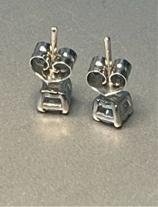 Pendientes Oro 18K Diamantes Naturales 1.01 Ct