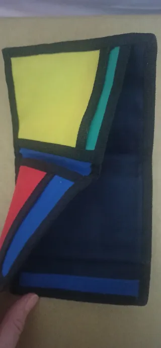 Cartera Benetton vintage azul