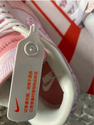 Nike Dunk Low Rosa y Blanco