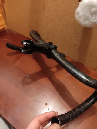 Potencia y Manillar Deda Superzero Carbono