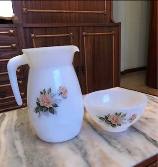 Vajilla Arcopal Rosas 83 piezas