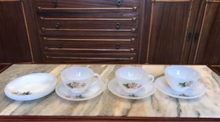 Vajilla Arcopal Rosas 83 piezas