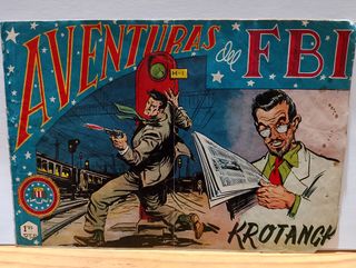 AVENTURAS DEL FBI ,1954 ,n 71 , ORIGINAL