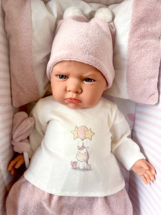 Muñeca Berta Unicornio Rosa Antonio Juan